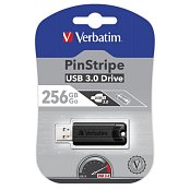 256GB USB Flash 3.0 PinStripe VERBATIM
