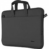 BOLOGNA LAPTOP BAG 16'' ECO BLACK TRUST