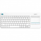 K400 Plus Wrl kbd bílá CZ/SK LOGITECH