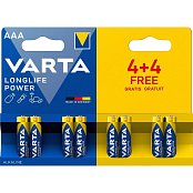LR03 4+4BP AAA Longlife Power VARTA