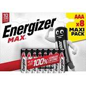 LR03 4+4BP AAA MAX Alk ENERGIZER