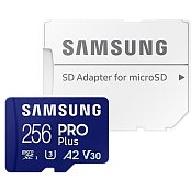MicroSDXC 256GB PRO Plus+ SD adp SAMSUNG