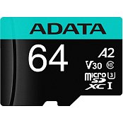 MicroSDXC karta 64GB Premier Pro ADATA