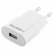 Nabíječka do sítě GoGEN ACH 102,1x USB 1A (5W) - bílá