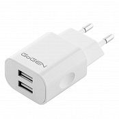 Nabíječka do sítě GoGEN ACH 204, 2x USB 2A (10W) - bílá