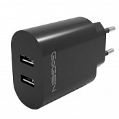 Nabíječka do sítě GoGEN ACH 206, 2x USB-A (24W) černá