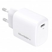 Nabíječka do sítě GoGEN ACHPD 120, 1x USB-C PD 20W - bílá