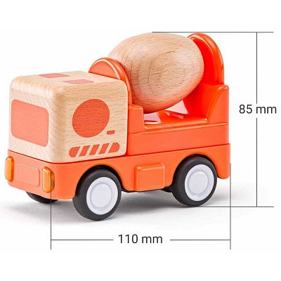 102192048 Auto míchačka se zvuky WOODY