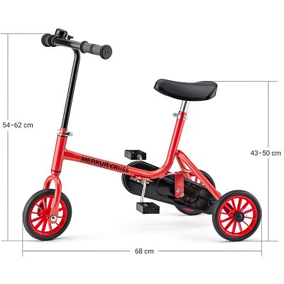 10994717 tříkolka Pája - červená MERKUR