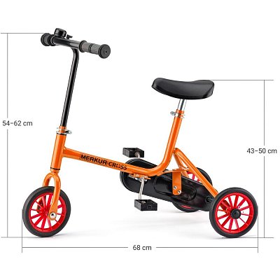 10994731 tříkolka Pája - oranžová MERKUR