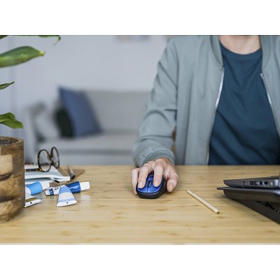 24551 Yvi+ Wireless Mouse Eco Blue TRUST