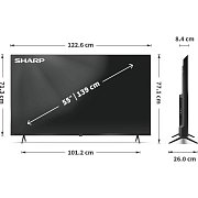 55HP5265E QLED GOOGLE SMART UHD TV SHARP