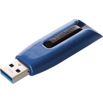 64GB USB Flash 3.0 V3 MAX Blue VERBATIM