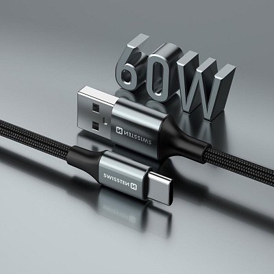 71521309 USB A /USB C 1,5M SWISSTEN