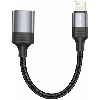 73501217 USB A /Lightn. 0,12M SWISSTEN
