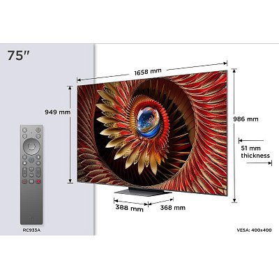 75C8K Mini LED QLED TV TCL