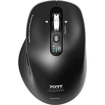 910202 FreeWheel wrl mouse BT Black PORT