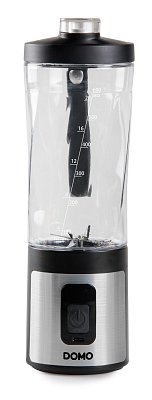 Aku smoothie mixér Blender-to-go 120W - černý - DOMO DO751BL