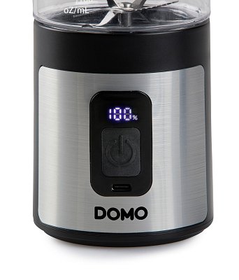 Aku smoothie mixér Blender-to-go 120W - černý - DOMO DO751BL
