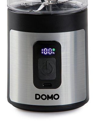 Aku smoothie mixér Blender-to-go 120W - černý - DOMO DO751BL