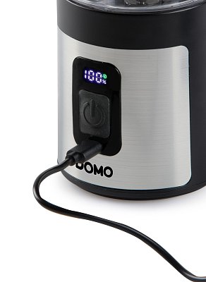 Aku smoothie mixér Blender-to-go 120W - černý - DOMO DO751BL