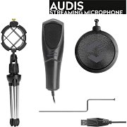 AUDIS Streaming Microphone Blk SPEEDLINK