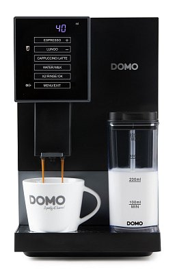 Automatický Espresso kávovar - černo šedý - DOMO DO744K