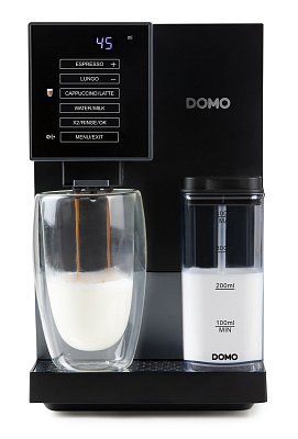 Automatický Espresso kávovar - černo šedý - DOMO DO744K