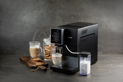 Automatický Espresso kávovar - černo šedý - DOMO DO744K