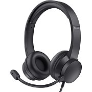 Ayda PC headset + microphone Black TRUST