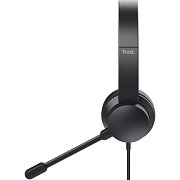 Ayda PC headset + microphone Black TRUST