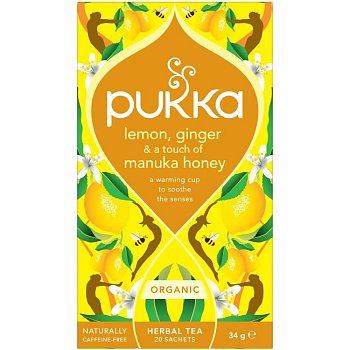 BIO CITRON/ZÁZVOR/MANK/MED 20 SÁČ. PUKKA