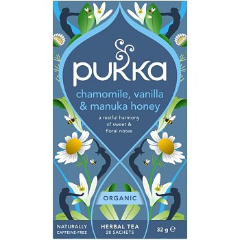 BIO HEŘMÁNEK/VANILKA/MED 20 SÁČKŮ PUKKA