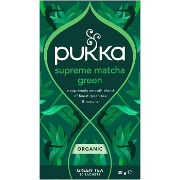 BIO SUPREME MATCHA GREEN 20 SÁČKŮ PUKKA