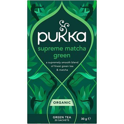 BIO SUPREME MATCHA GREEN 20 SÁČKŮ PUKKA