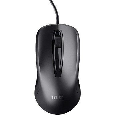 Carve USB Mouse Black TRUST