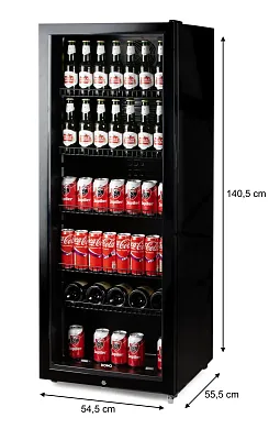 Chladnička nápojů - barová lednice 237 litrů - DOMO DO91611BK