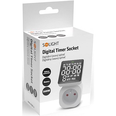 DT36 digitální časový spínač SOLIGHT