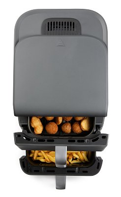 Dvojitá horkovzdušná fritéza 3,5+6,5 l - DOMO DO549FR