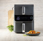 Dvojitá horkovzdušná fritéza 3,5+6,5 l - DOMO DO549FR