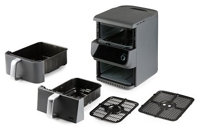 Dvojitá horkovzdušná fritéza 3,5+6,5 l - DOMO DO549FR