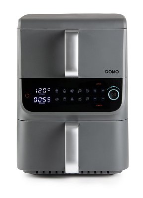Dvojitá horkovzdušná fritéza 3,5+6,5 l - DOMO DO549FR