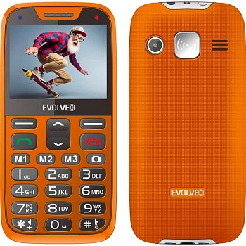 EasyPhone XR s nab.stoj. oranž. EVOLVEO