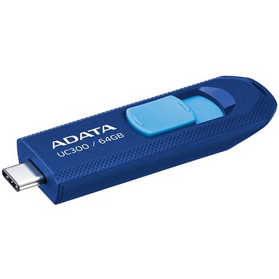 Flash Disk 64GB UC300 Blue ADATA