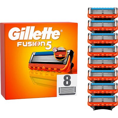 FUSION5 NÁHRADNÍ HLAVICE 8 KS GILLETTE