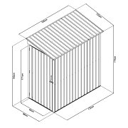 FZDO 1002 Zahradní domek FIELDMANN