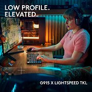 G915 X LIGHTSPEED TKL WRL GamKeyb BK LOG
