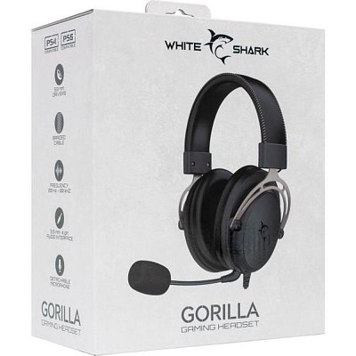 GORILLA headset PC/PS4/5/XB/MAC bk/gr WS