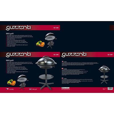 GZ 350 EL. STOJANOVÝ GRIL GUZZANTI