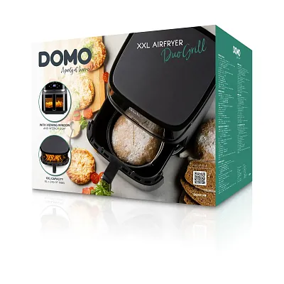Horkovzdušná fritéza DuoGrill 8 l - digitální - DOMO DO551FR